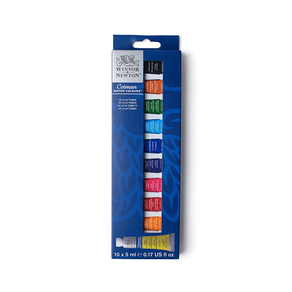 Winsor & Newton Cotman Water Colours - 10 x 5ml Tubes Winsor & Newton